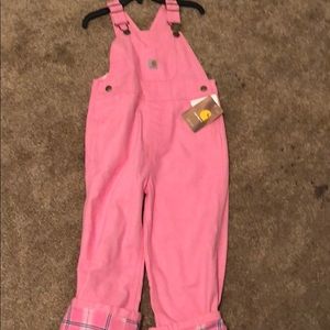 Size 4t Carhartt pink overalls